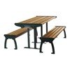8 Ft. Park Ave Recycled Plastic Picnic Table With Aluminum Frame - 545 Lbs.