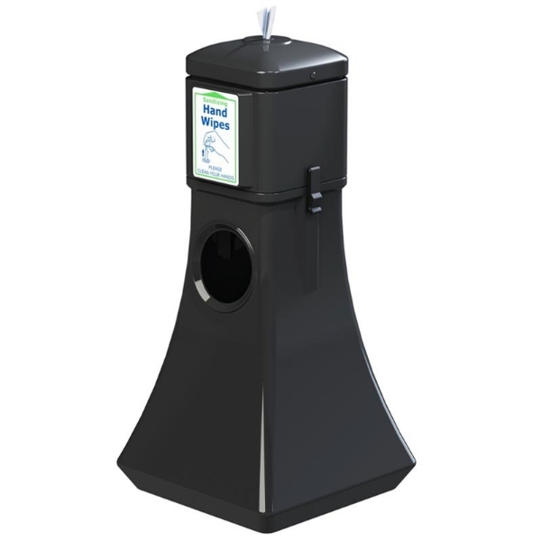 Sanitizing Wipes Dispenser with 19-Gallon Waste Can - 15 lbs.