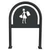 Custom Lazer Cut Bike Rack - 1.5" Powder Coated Steel