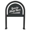 Custom Lazer Cut Bike Rack - 1.5" Powder Coated Steel