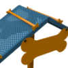 Dog Park Climb Platform Punched Steel