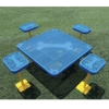 Dog N' Play Park 46" Square Table, Punched Steel