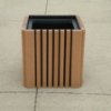 22" Cube square Planter Box - Scene