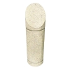 Concrete Bollard With Beveled Top