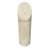 Concrete Bollard With Beveled Top