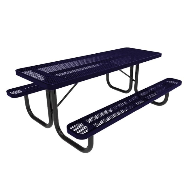 RHINO 8 ft. Thermoplastic Polyolefin Coated Picnic Table