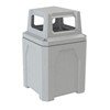 52 Gallon Plastic Receptacle with 4-way Top