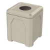 52 Gallon Plastic Receptacle with 4" Open Flat Top