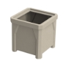 	16" Small Commercial Square Plastic Planter