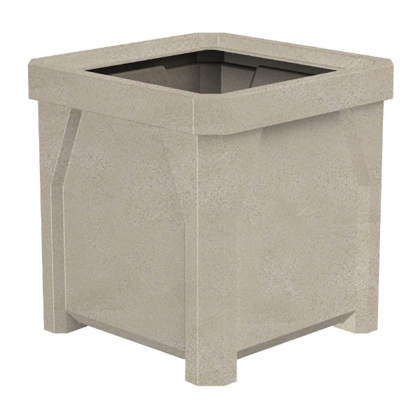 36" Large Commercial Square Plastic Planter