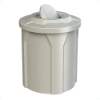 42 Gallon Plastic Round Trash Receptacl