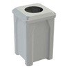 32 Gallon Plastic Receptacle with 10” Recycle Lid 