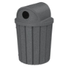 	42 Gallon Round Signature Series Plastic Receptacle