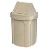 42 Gallon Plastic Receptacle with 2 Way Swing Lid