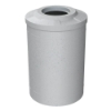 55 Gallon Round Smooth Plastic Trash Receptacle