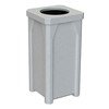 22 Gallon Plastic Receptacle with Flat Lid
