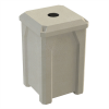 32 Gallon Plastic Receptacle with 4" Recycle Lid