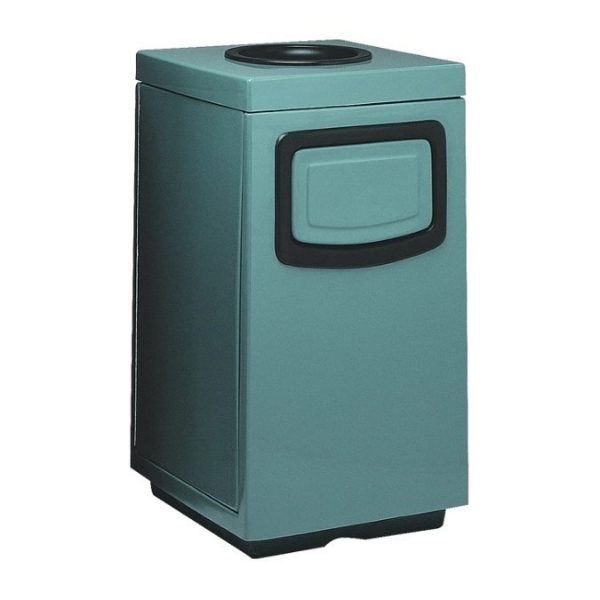 45 Gallon Fiberglass Ash and Trash Receptacle