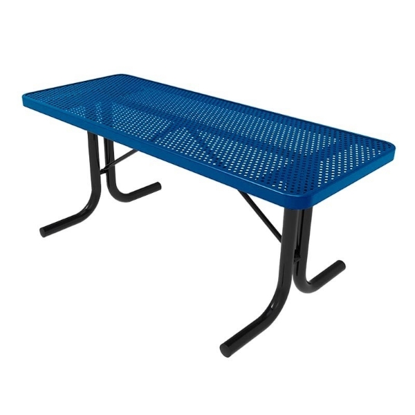 Elite Series 4 Ft. Thermoplastic Polyethylene Coated Utility Table - 95 Lbs