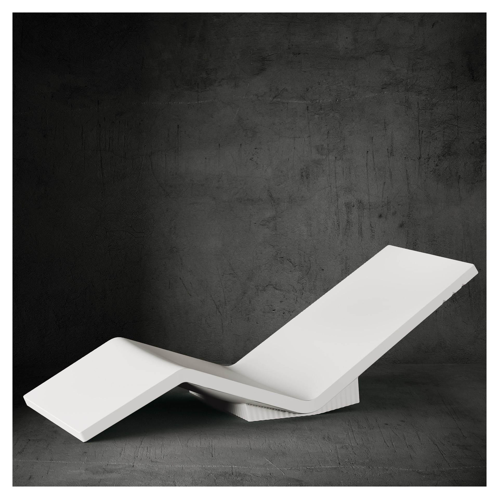 Aqua InWater Plastic Resin Chaise Lounge for Pool Use Furniture Leisure