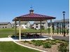 Square Hip End Metal Top Park Shelter Structure - with Cupola