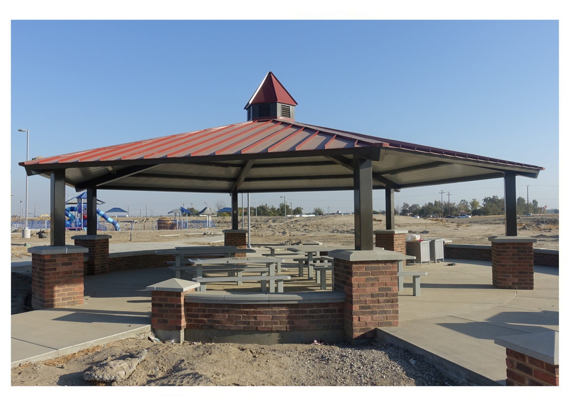 Hexagon Metal Shade Structures – Furniture Leisure