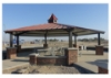 Hexagon Metal Top Park Shelter With 7' 6" Entry Height with cupola