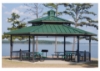 Hexagon Metal Duo-Top Park Shelter With 7' 6" Entry Height with Cupola