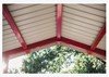 Gable End Metal Top Park Shelter With 7' 6" Entry Height