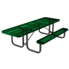 Ultra Leisure Style Polyethylene Coated Metal ADA Picnic Table - Single Access
