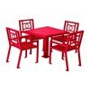 Biscayne 36" Steel Patio Table and Chair Set