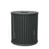 Zion 32 Gallon Steel Trash Receptacle