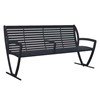 Zion Bench with Back - 6 Ft.