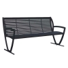 Zion Bench with Back - 6 Ft.