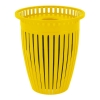 Crown Style 32 Gallon Steel Waste Receptacle & Liner W/ Flared Top