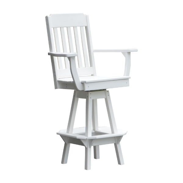 Traditional Swivel Bar Chair