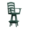 Ladderback Swivel Bar Chair