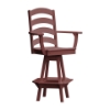 Ladderback Swivel Bar Chair