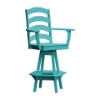 Ladderback Swivel Bar Chair