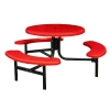 42 Round Fiberglass Picnic Table with Steel Frame