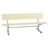 15 Ft. Portable Fiberglass Park Bench with Galvanized Steel Frame