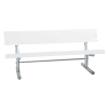 15 Ft. Portable Fiberglass Park Bench with Galvanized Steel Frame