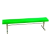 15 Ft. Portable Fiberglass Backless Sports Bench with Galvanized Steel Frame