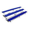 15 ft. 3 Row Portable Powdered Coated Aluminum Bleacher without Guardrails