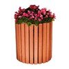 26" Dia. Round Recycled Plastic Planter, Windsor Collection26" Dia. Round Recycled Plastic Planter, Windsor Collection