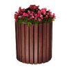 26" Dia. Round Recycled Plastic Planter, Windsor Collection26" Dia. Round Recycled Plastic Planter, Windsor Collection