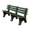 8 Ft. Recycled Plastic Park Garden Bench With Back