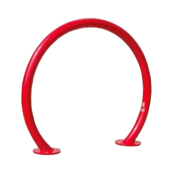 Horseshoe Style Bike Rack, Surface Mount Galvanized