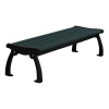 Landmark Style Recycled Plastic Backless Bench