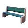 Urban Concrete Bench with Back	